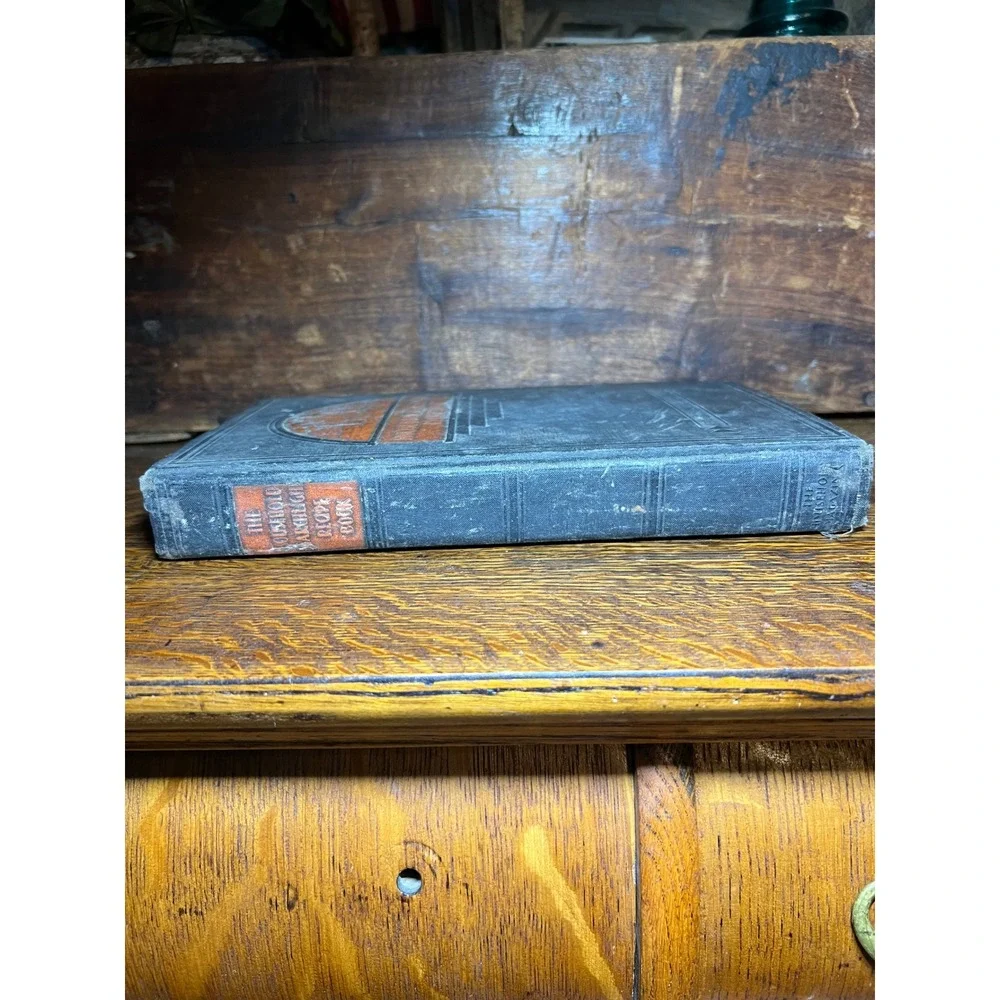 VTG The Household Searchlight Recipe Book The Household Magazine Black Orange